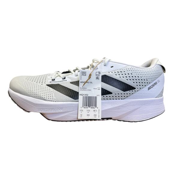 Adidas Men's Adizero SL Running Shoes Black White Gray Size 12 New NO Box - Picture 5 of 8